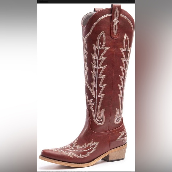 Brown Western Cowboy Boots - Picture 4 of 4